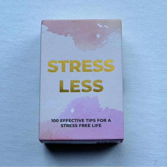 Stress Less 100 Effective Tips For a Stress Free Life Deck of Cards New in Box - Picture 7 of 9